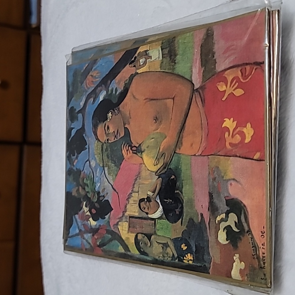 Miniature Paul Gauguin The Woman Holding Fruit Art Card
